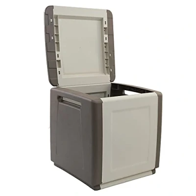 Immagine di Art Plast CB1/T/S Cube Baule Portatutto, Tortora/Bianco Ecrù