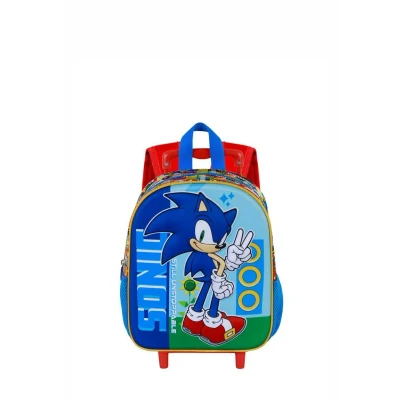 Immagine di Karactermania Sonic THE Hedgehog SEGA Unstoppable Small Trolley per bambini, Taglia: One Size, blue