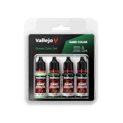 Immagine di Vallejo Game Color Set 72384 Green (4x18ml)