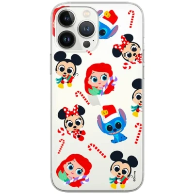 Immagine di Ert Group custodia per cellulare Apple Iphone 11 originale e con licenza ufficiale Disney, modello Disney Friends 002 adattato alla forma dello smartphone, parzialmente trasparente