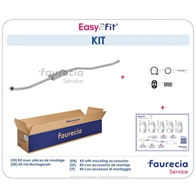 Immagine di HELLA 8LB 366 020 161 Silenziatore anteriore con parti annesse