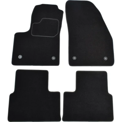 Immagine di MAMMOOTH A041 OPL190 PRM 01 Set tappetino Tessile anteriore e posteriore 4 nero OPEL: Meriva B