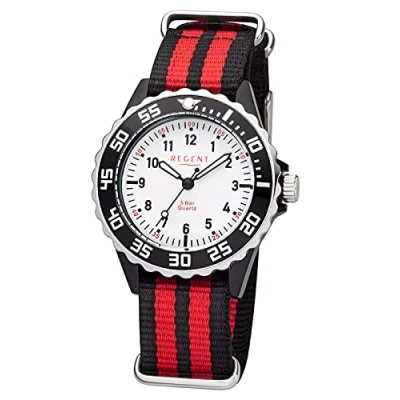 Immagine di Regent Orologio Analogo Quarzo Bambini Unisex con Cinturino in Tessile 12400277