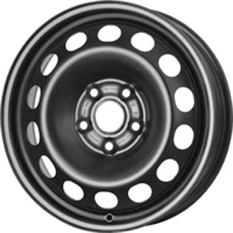 Immagine di MW 5 fori 16Inch 112mm cerchio in acciaio STAAL hyper silber schwarz Horn poliert 16044 Cerchione