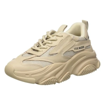 Immagine di Steve Madden, Sneaker Possession da donna con plateau, marrone chiaro, 38 EU