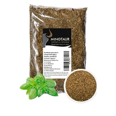 Immagine di Minotaur Spices Basilico essiccato e strofinato 2 x 400 g (800 g)