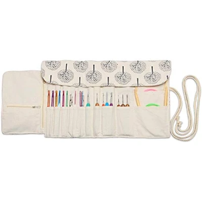 Immagine di Teamoy Maglieria a Maglia, Cuciture Maglia con Fessure per Aghi da (Fino 11 Pollici / 28 cm), Ganci Crochet, circolari e Accessori NESSUN Inclusi, Albero