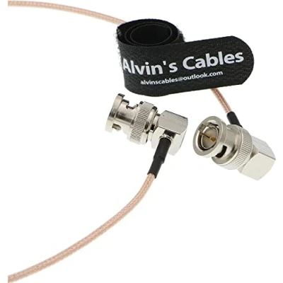 Immagine di Alvin&#039;s Cables BNC maschio a HD SDI 75 Ohm cavo coassiale per BMCC VIDEO OUT Blackmagic Camera (angolato ad angolo 60CM)