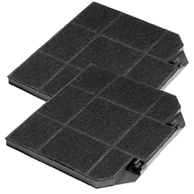 Immagine di Keenberk Filtro a carboni attivi per cappe aspiranti Franke e Faber, 2 pezzi (1120016756 1120157243), Nero