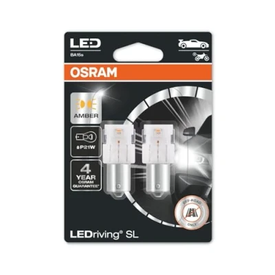 Immagine di OSRAM Ledriving Lampade Di Segnalazione A Led, Solo Fuoristrada, Non Omologati Ece, Doppio Blister, Giallo