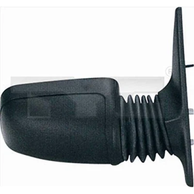 Immagine di specchio retrovisore esterno Tyc 326 0010 Sx nero piano, per a regolazione manuale PEUGEOT: 205 I Hatchback