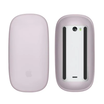 Immagine di kwmobile Custodia Silicone Mouse Compatibile con Apple Magic 1/2 Cover Antipolvere Case Morbida Semitrasparente Lavanda