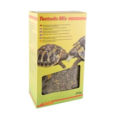 Immagine di Lucky Reptile Testudo Mix 250g Cibo per Tartarughe di Terra con Fiori secchi ed Erbe Mangime molta Fibra Grezza e minerali Europee