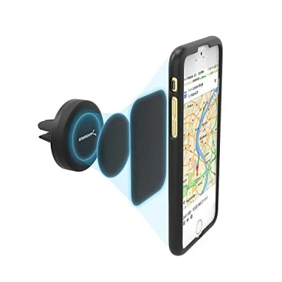 Immagine di Sabrent Supporto Magnetico Universale per Presa d&#039;Aria Auto Compatibile con Maggior Parte dei Smartphone (CM MGHB)