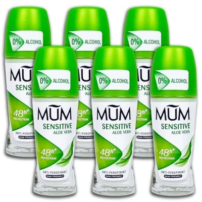 Immagine di Mum Deo Roll on Setoso Fresco, 50 ml, confezione da 6 (6 x ml)