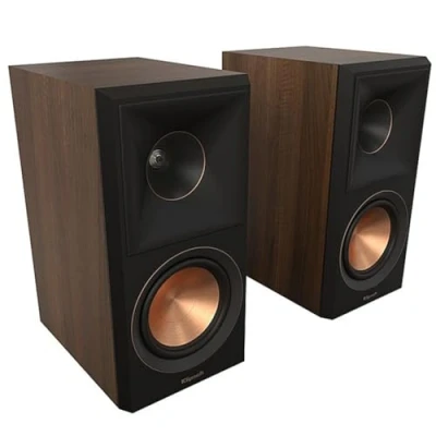 Immagine di Klipsch Reference Premiere RP 500M II Coppia di altoparlanti per libreria con tromba Tractrix® ibrida 90 x 90, tweeter da 1&quot;, woofer cerametallic 5,25&quot; Noce
