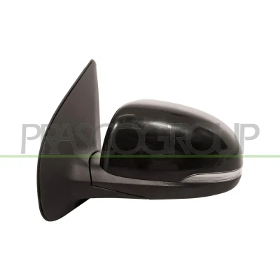 Immagine di Specchio retrovisore esterno Prasco HN2027324 Sx nero elettrico ribaltabile/ripiegabile elettricamente, convesso, senza tinta HYUNDAI: i20 I Hatchback
