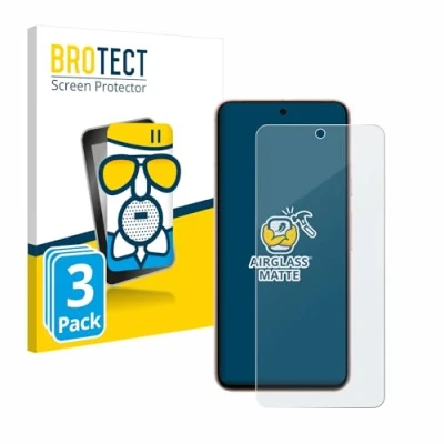 Immagine di brotect Pellicola Vetro Opaca per Google Pixel 8 (3 Pezzi) Protezione Schermo [Anti Riflesso, Durezza 9H]