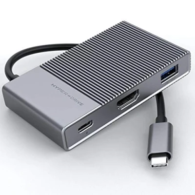 Immagine di Hyper Wheels GEN2 USB C 6 in 1 hub