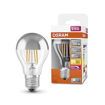 Immagine di OSRAM 4058075132917 LED (monocolore) ERP F (A G) E27 Forma di bulbo 6.5 W = 50 Bianco caldo (Ø x L) 60 mm 104 1 pz.