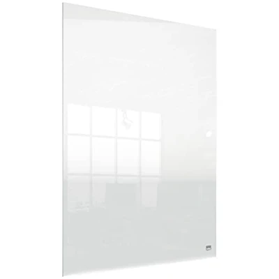 Immagine di Nobo Mini Lavagna / Blocco Note in Acrilico Trasparente da Montare su Parete o Scrivania con Pennarello e Cuscinetti Inclusi, Portatile, Cancellabile a Secco, Senza cornice, 600 mm x 450 Bianco