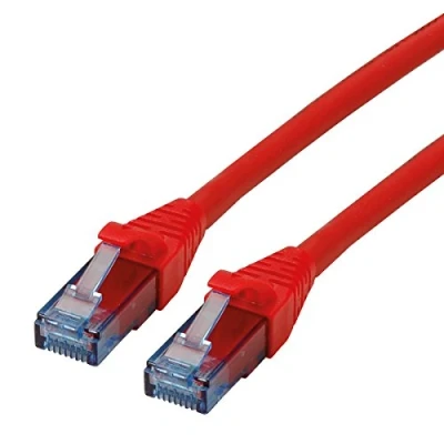 Immagine di Roline 21.15.2714 RJ45 cavo di rete, patch CAT 6A U/UTP 1.50 m Rosso (chiaro) non schermato, Privo alogeni, Ritardante fiamma 1 pz.