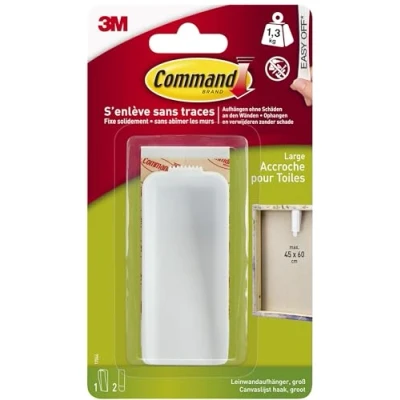Immagine di 3M Sospensione in tela Command™ (L x L A) 85 37 18 mm Bianco Contenuto: 1 pz.