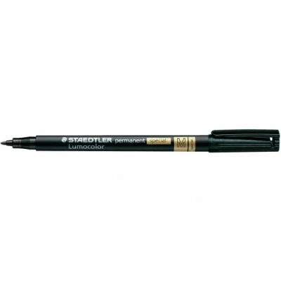 Immagine di Staedtler Lumocolor permanent special M 319 9 Marcatore indelebile Nero resistente allacqua: Sì