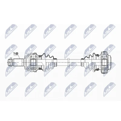Immagine di NTY NPW BM 073 Albero motore / Semiasse Assale anteriore Sx, Dx Cambio manuale BMW: X1