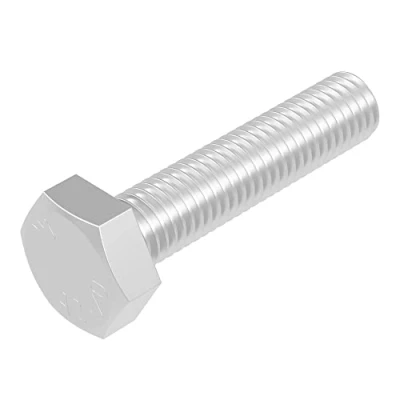 Immagine di SECCARO Viti a testa esagonale, M10 x 45 mm, in acciaio inox V2A VA A2, DIN 933/ISO 4017, esagonali esterni, 20 pezzi