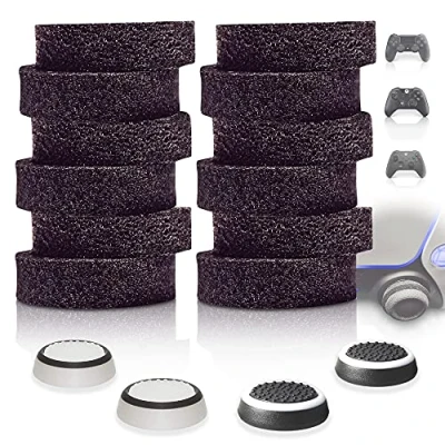 Immagine di MatoSan® Thumbstick Shock Absorber Ring Caps Set di Accessori Control Aim Assist per Xbox Switch PS5 PS4 Controller Stick FPS Boost Grip Cappucci protettivi