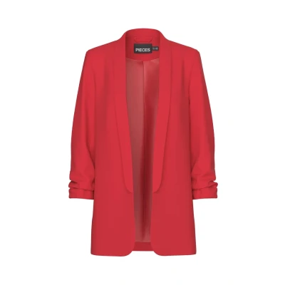 Immagine di Pieces Pcbosella 3/4 Blazer, Donna, Taglia: XL, High risk red