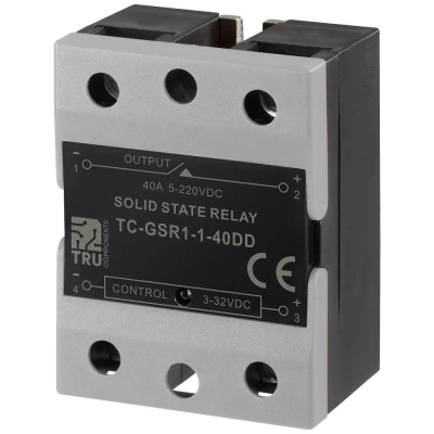 Immagine di TRU COMPONENTS Relè A semiconduttore TC GSR 1 40DD 40 Tens.comm.max: 220 V/DC Commutazione in corrente continua pz.