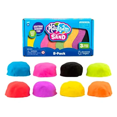 Immagine di Learning Resources Sabbia di Playfoam , Confezione da 8, combo, strizzare, mischiare e modellare, per classi bambini in età prescolare, Regali bambini, 3, 4, 5 anni oltre