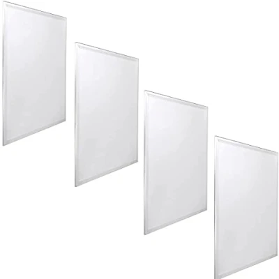 Immagine di JANDEI Confezione da 4 pannelli LED 60 x cm, retroilluminato, 48 W, 4200 K, bianco