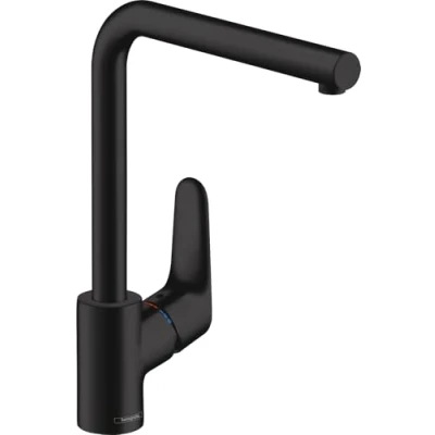 Immagine di hansgrohe Focus M41 Miscelatore cucina monocomando 280, 1 getto, nero opaco, 31817670