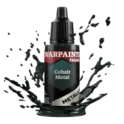 Immagine di The Army Painter Warpaints, vernice metallizzata per hobby, 18 ml, color cobalto