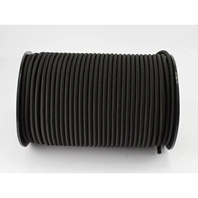 Immagine di Fune di tensione elastica in gomma per teloni, spessore 10 mm, da m, colore nero