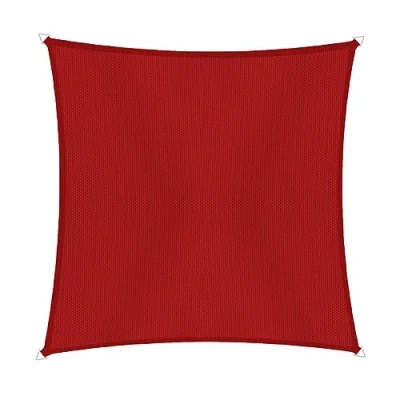 Immagine di Windhager Cannes 10776 Tenda da Sole Quadrata, 5 x m, Protezione Solare per Giardino e terrazza, Resistente ai Raggi UV alle intemperie, Colore: Rosso