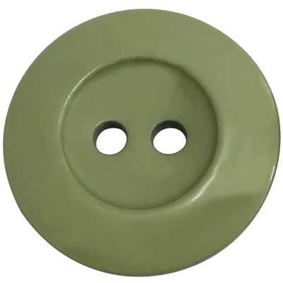 Immagine di AERZETIX C74106 Set di 10 bottoni per cucire rotondi Ø20x3mm a 2 fori 32L L32 colore verde in plastica apertura 2mm merceria cucito decorazione abbigliamento