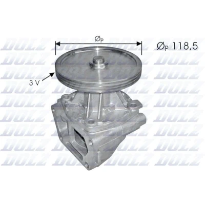 Immagine di DOLZ S121 Pompa acqua con puleggia 118,5 FIAT: Tipo Hatchback, Uno Hatchback