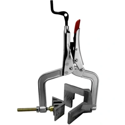 Immagine di JointMaster, 90 gradi, strumento di bloccaggio angolare, profondità della gola: 3&quot;, capacità massima: 1 1/4&quot;, OAL: 8 1/2&quot;, a morsetto T mano, PL634, utensili mano forte