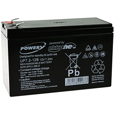 Immagine di akku net Batteria al Gel di Piombo per:ups APC Smart ups SC420I, 12V, Lead Acid