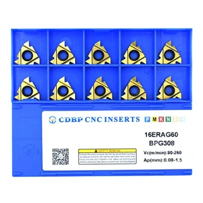 Immagine di CDBP 16ER AG60 /16IR CNC Inserto IN Metallo Duro Tornio Inserti 3/8 AG60, 10 pezzi