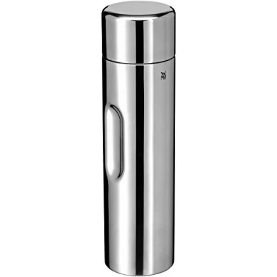 Immagine di WMF Motion Caraffa termica da 1 l in acciaio inox Cromargan per tè o caffè, thermos con tazza, mantiene freddo 24 ore e caldo 12