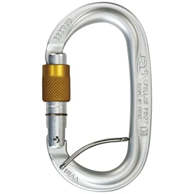 Immagine di Climbing Technology Pillar Pro Sgl 2C3960LZSFCTSTD Moschettone, Lucido/Giallo, Taglia Unica