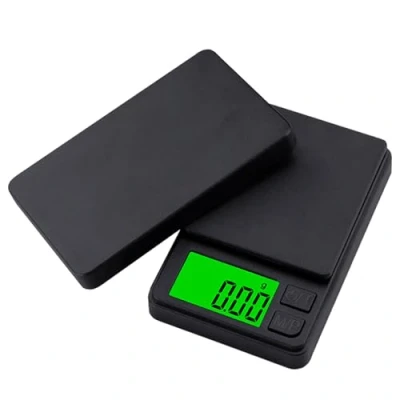Immagine di GeekerChip Bilancia da Cucina Digitale,Bilancia Precisione 0.01g/1000g,Portatile Bilancino per Gioielli,con Display Retroilluminato a Led,per Cucinare,Caffè,Gioielli