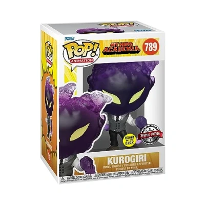 Immagine di Funko POP! Animation: My Hero Academia (MHA) Kurogiri Si Illumina Al Buio And 2 Figura in Vinile da Collezione Idea Regalo Merchandising Ufficiale Anime Fans