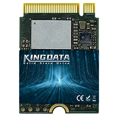 Immagine di KINGDATA 512GB M.2 2230 SSD NVMe PCIe Gen 4.0 X4 Internal Solid State Drive per PS5 Steam Deck, Microsoft Surface, Ultrabook, laptop, Desktop (M.2 4.0, 512GB)
