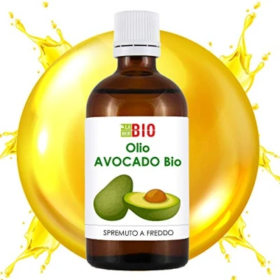 Immagine di Olio di Avocado Bio 50 ml spremuto a freddo Corpo Capelli Viso Terapeutico 100% puro LaborBio